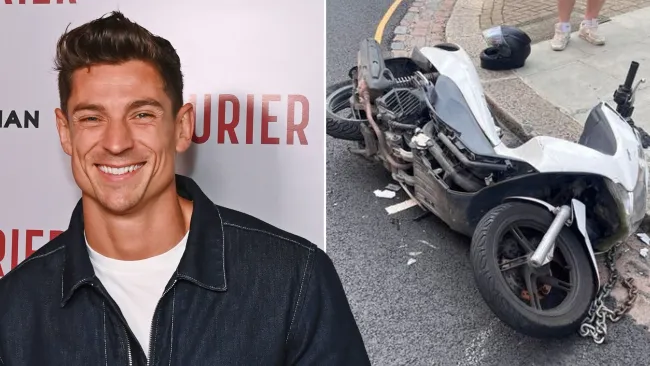 Netflix star shares shocking photos of moped crash: ‘It could’ve been a lot worse’