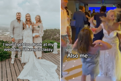 Bride Vows to Not Get Drunk at Wedding, Video Tells a Different Story