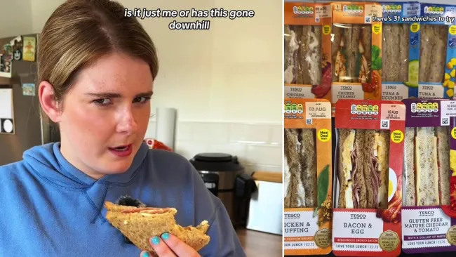 Woman spends £80 on Tesco meal deal sandwiches on quest to find best sarnie