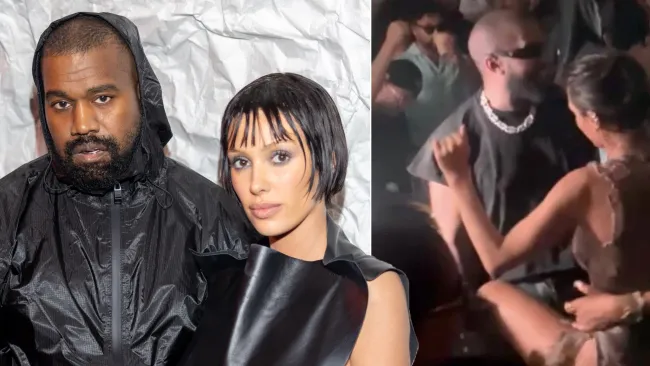 Bianca Censori lets loose on the dance floor during husband Kanye West’s DJ set