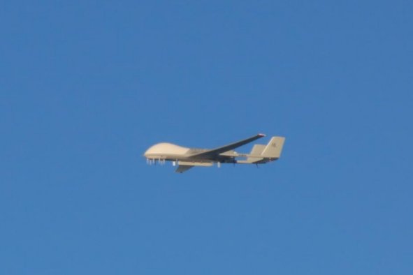 Photo Shows China's New Electronic Warfare Drone Flying Near US Ally