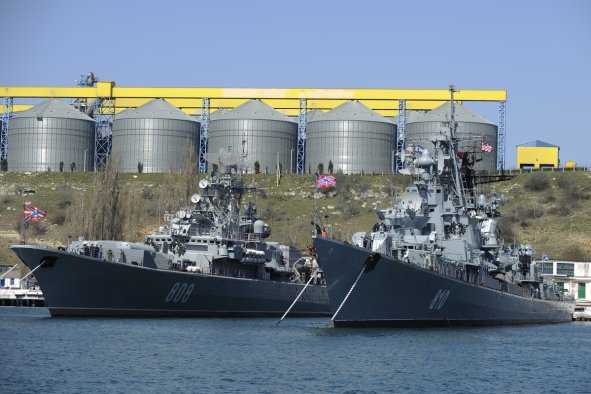 Russia's Half-Century-Old 'Shark' Landing Craft Spotted Off Crimea Coast