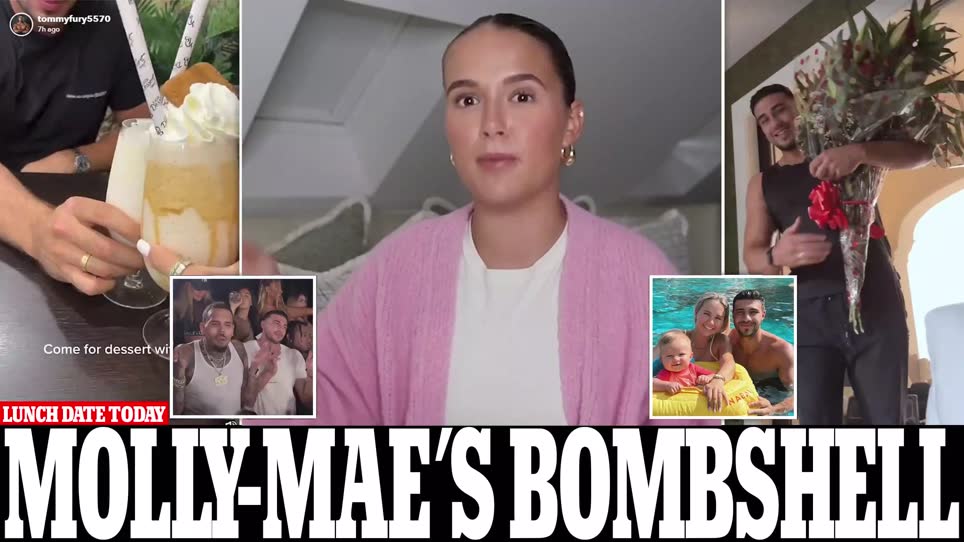 Was Tommy Fury blindsided by Molly-Mae? Boxer shared snap of the couple enjoying dessert date just hours before she announced their break-up - as footage re-emerges of her cheating fears