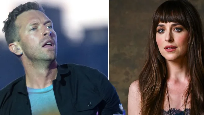 Chris Martin ‘splits from fiancée Dakota Johnson’ weeks after she supports him at Glastonbury