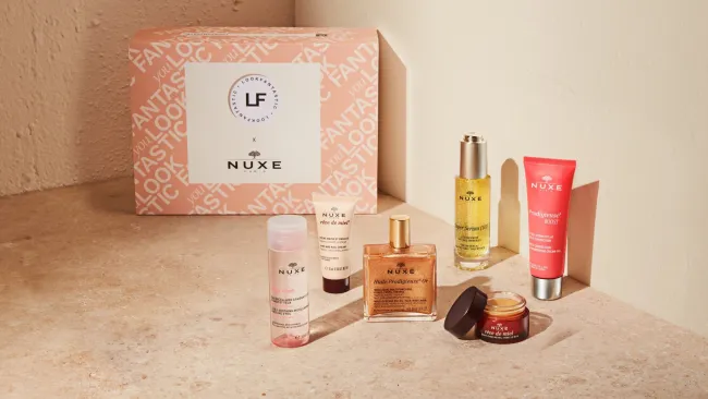 Spend just £45 for beauty-box worth over £130 with the new LOOKFANTASTIC x NUXE Edit