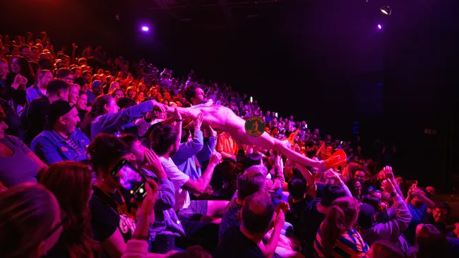 Wildest Edinburgh Fringe show ever sees comedian crowd surf totally naked