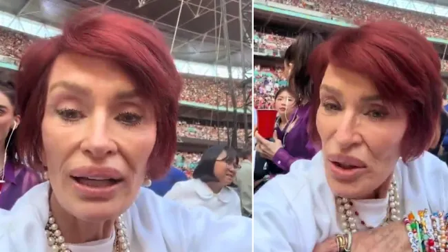 Sharon Osbourne has fans ‘howling’ with recreation of ‘iconic’ X Factor moment