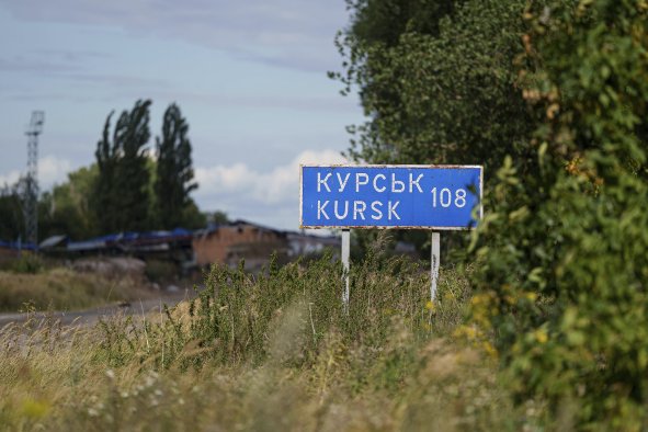 Kursk Map Shows Swathes of Kursk Under Threat of Kyiv's Advances