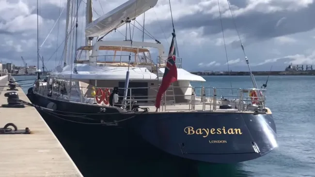 A closer look at the Bayesian yacht after vessel sank off Sicilian coast