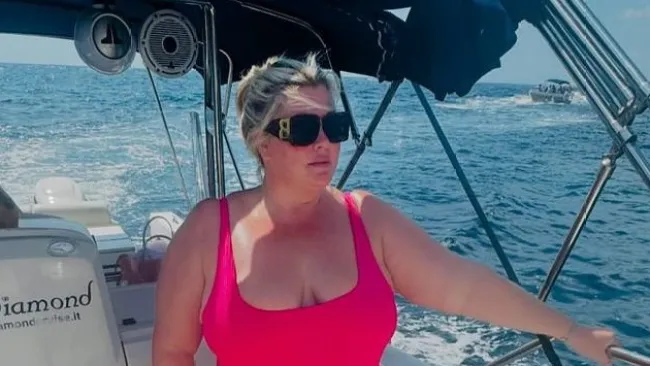 Gemma Collins ‘shaken’ after surviving storm that sunk superyacht in Sicily