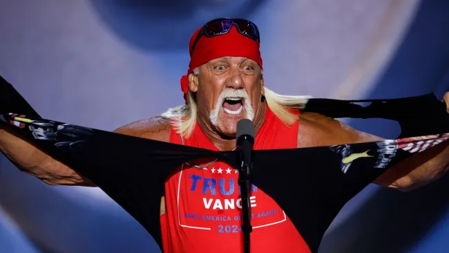 Hulk Hogan blames beers for ‘racist’ Kamala Harris gesture and rant