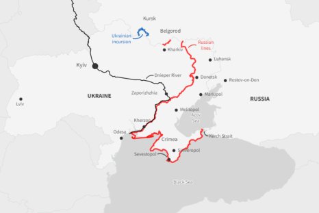 Kursk Map Shows Ukraine's 'Marginal Advances' Inside Russia