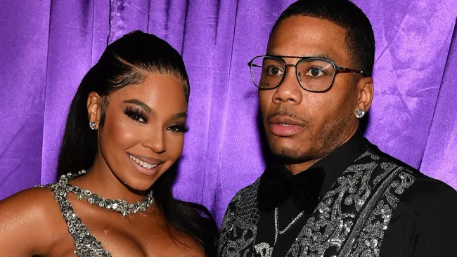 Ashanti reveals she gave birth to her first child with husband Nelly one month ago