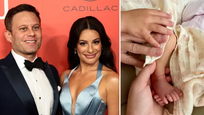 Glee star Lea Michele, 37, announces arrival of second child with sweet snap