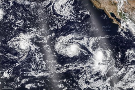 NASA Image Reveals Hurricane Gilma Bearing Down on Hawaii in Hone's Wake