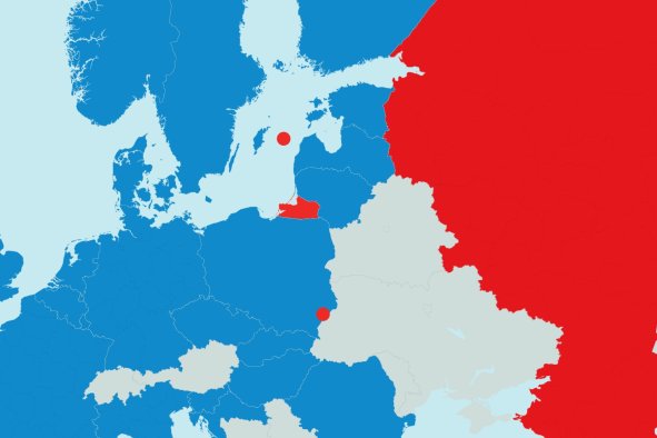 Map Shows NATO Jets Scrambled Against Russian Aircraft, 'Aerial Objects'