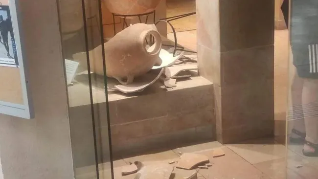 Museum searching for boy, 4, who smashed 3,500-year-old vase into pieces