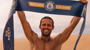 Reality star Spencer Matthews breaks world record with marathon charity challenge