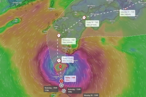 Typhoon Shanshan to Hit Japan With 112 mph Winds: Track the Storm