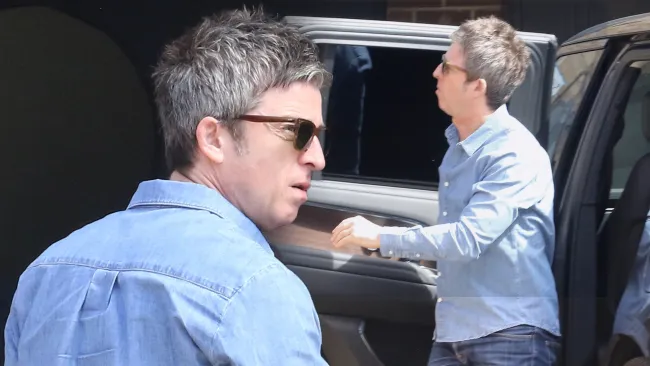 Noel Gallagher seen at his recording studio sparking hope of new Oasis album