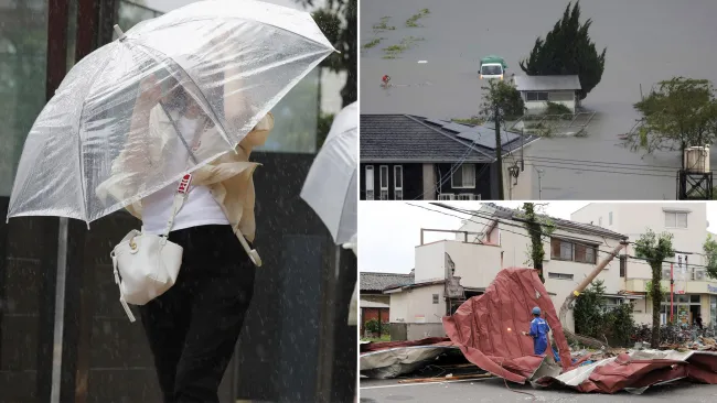 Millions of people forced to evacuate as Typhoon Shanshan hits Japan