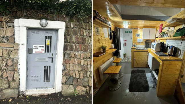 This tiny door in Cornwall leads to a micro-home ‘ready for the ‘apocalypse’