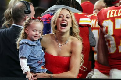 Pregnant Brittany Mahomes Shares Sweet Clip of Husband Patrick and Daughter Sterling, 3, Amid Trump Drama