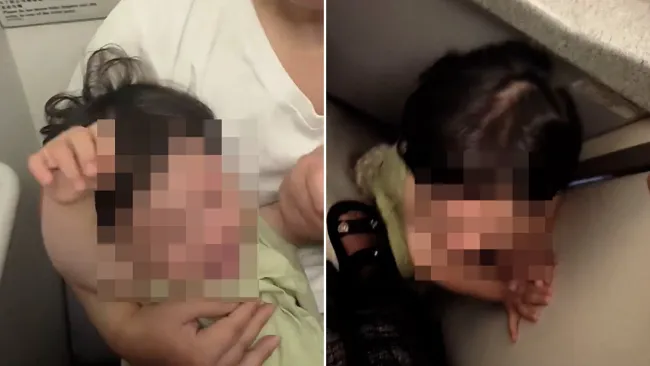 Passengers lock screaming child in airplane toilet to ‘educate’ her