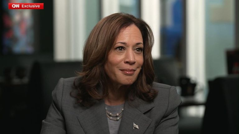 Kamala Harris 'doesn't regret' defending Joe Biden's ability to stay president - as she reveals moment she found out he's stepping aside