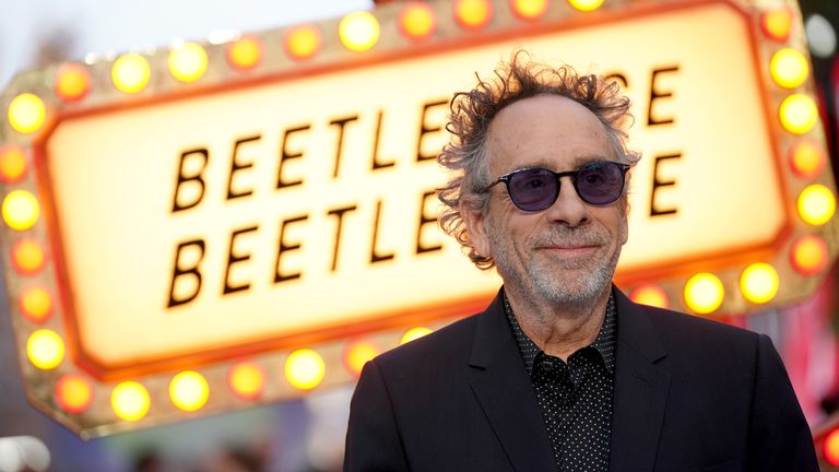 Director Tim Burton says sequel to Beetlejuice movie was 'rushed', 'chaotic' and 'a lot of fun to make'