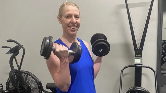 I tried lifting weights and realised I must overcome my lifelong fear