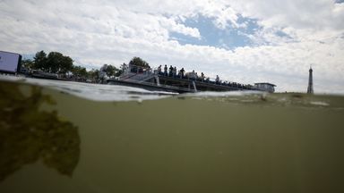 Paralympic triathlon events postponed over quality of water in Seine after heavy rain hits Paris