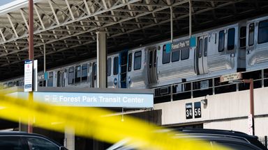 Four people shot dead while 'sleeping in their seats' on Chicago area train