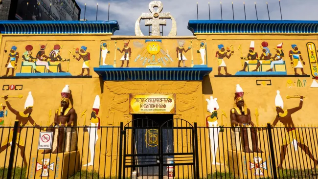 The bizarre Egyptian-themed temple in New York that’s home to a ‘UFO cult’