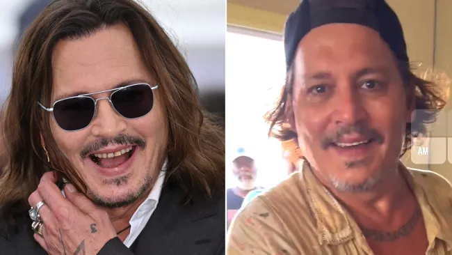 Johnny Depp reveals ‘new’ white gnashers after years of ‘rotting’ teeth