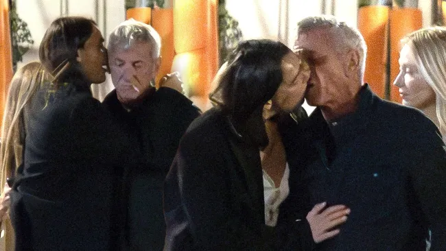 Sean Penn, 64, passionately snogs ‘new 30-year-old actress girlfriend’