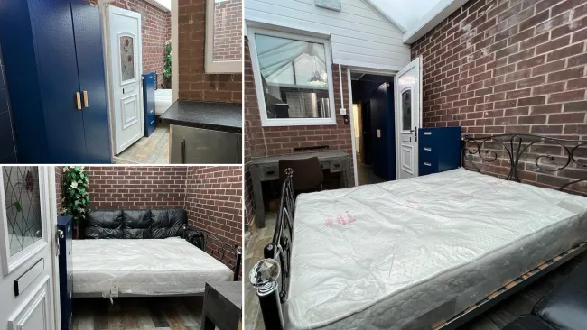 Bed in conservatory listed as ‘studio flat’ to rent for £1,200 per month