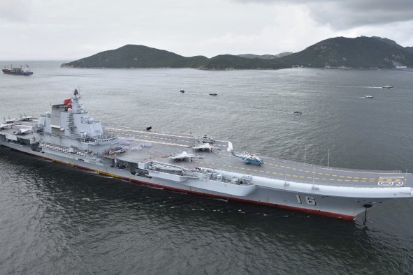 China's Navy Achieves Aircraft-Carrier Milestone