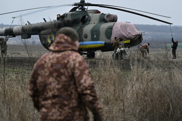 Russian School Kids Torch $15M Helicopter with Cigarettes