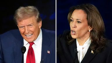 Kamala Harris tells Donald Trump 'Putin would eat you for lunch' as presidential candidates clash in TV debate