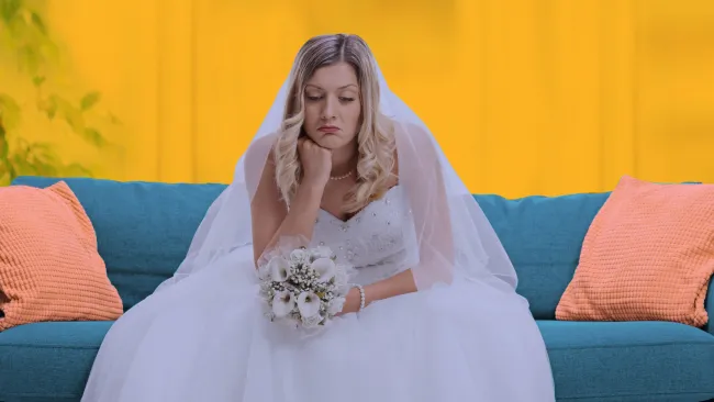 I can’t admit the truth about my wedding day to my husband