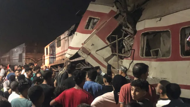 Train collision leaves two children dead and 29 passengers injured