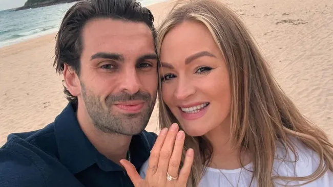 Laura Woods announces engagement to Adam Collard and reveals stunning ring