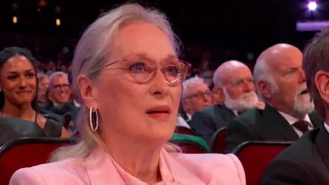 Meryl Streep recoils in shock over unexpected remark at the Emmys