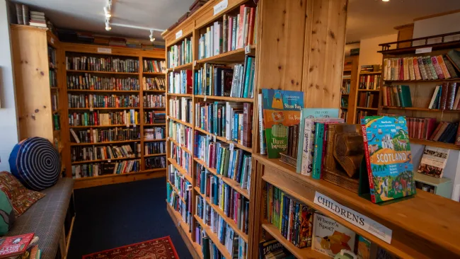 Live out your dream of owning a bookshop with a visit to this unique Airbnb