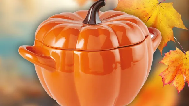 Aldi’s viral Le Creuset-inspired pumpkin casserole dish is officially back – and it costs under £15