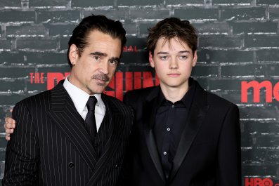 Colin Farrell's Rare Red Carpet Outing With 14-Year-Old Son Henry