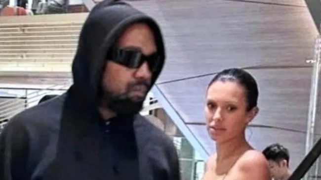 Bianca Censori looks pretty much naked while shopping with Kanye West and kids