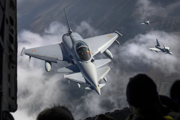 NATO Scrambles Fighter Jets To Intercept Five Russian Aircraft