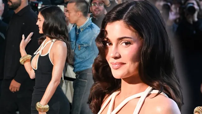 Kylie Jenner reveals ‘unnatural’ shrinking waist in uncomfortably tight corset-style dress